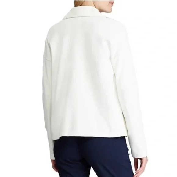 Chaps ​Open-Front Cotton-Blend Jacket - Picture 2 of 9